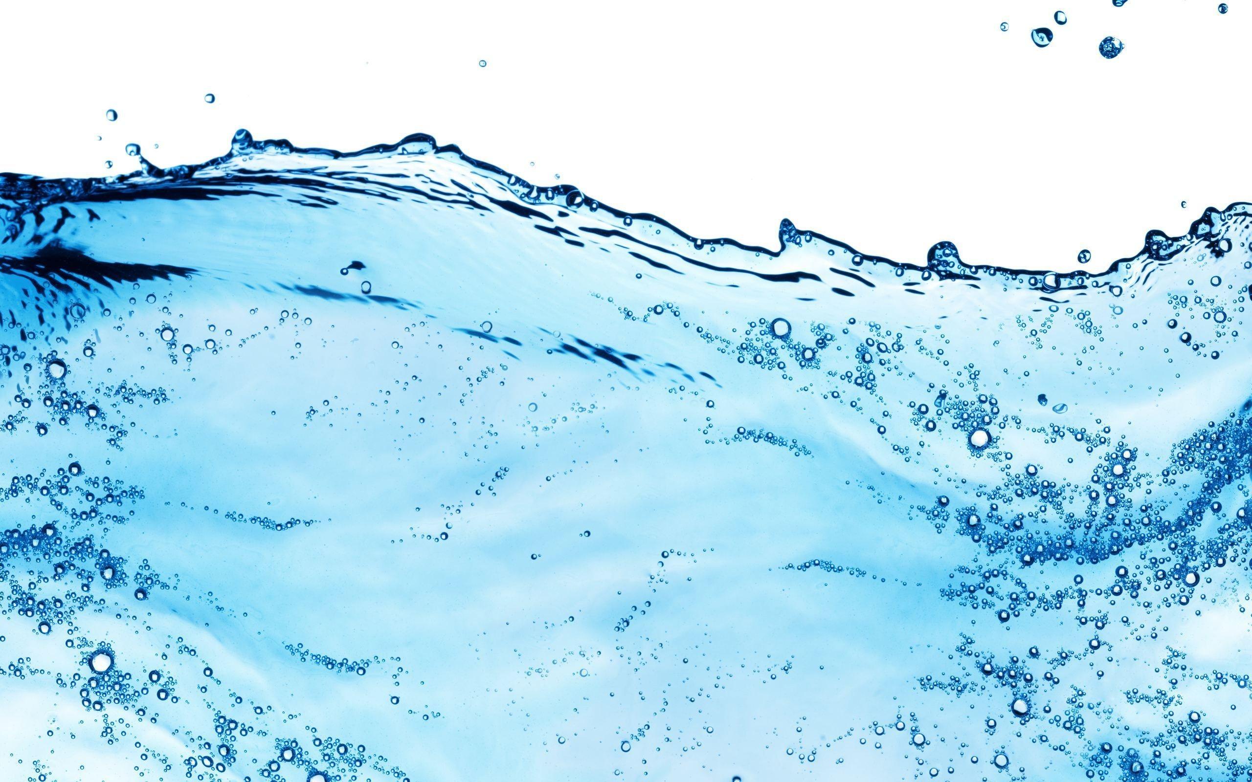 water sloshing around